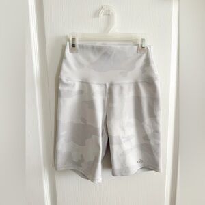 Alo Camo Biker Shorts